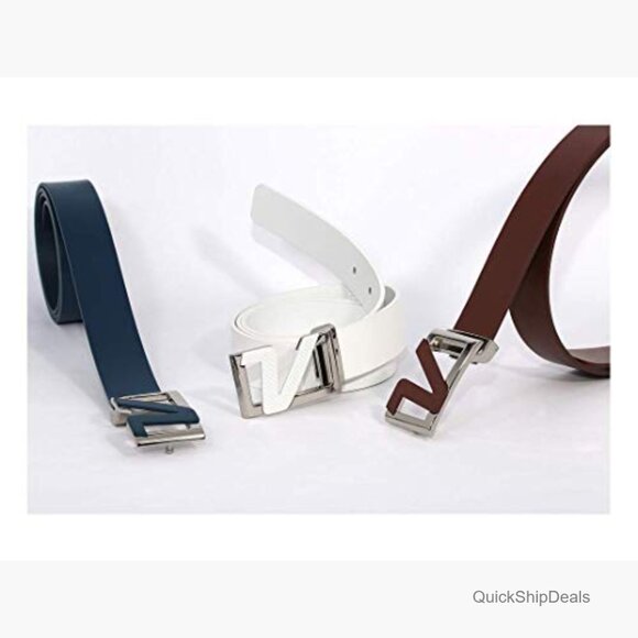 100% Genuine Italian Real Solid Leather Belt Strap Unisex Up to 46" - Picture 6 of 6